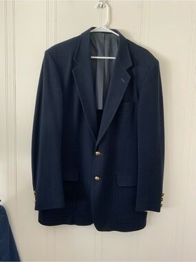 Arnie Navy Blazer with Gold Buttons